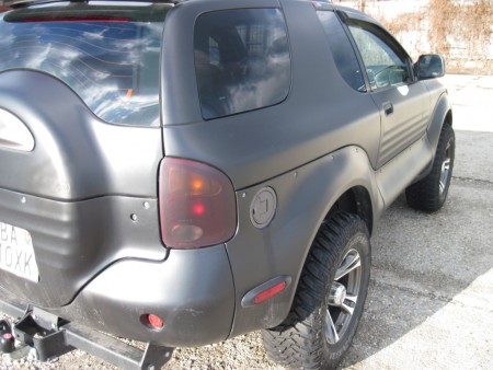 Čierna matná fólia na svetlá